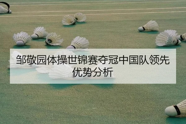 邹敬园体操世锦赛夺冠中国队领先优势分析（qiedingjing）